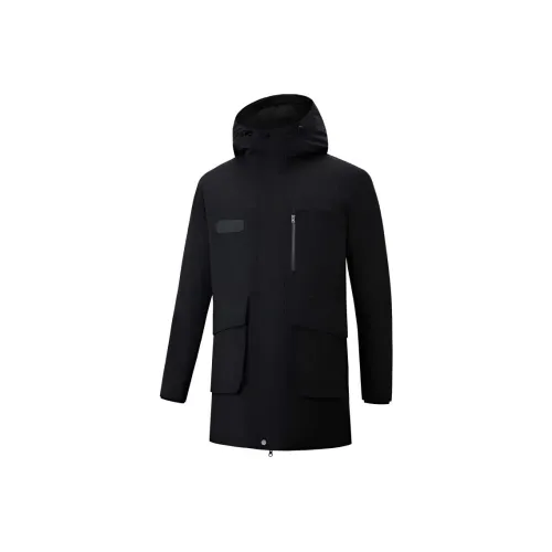 361° Down Jacket Men's Супер-Черный Спокойный Серый