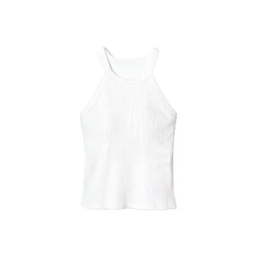 UNIQLO Белые Унисекс Майки