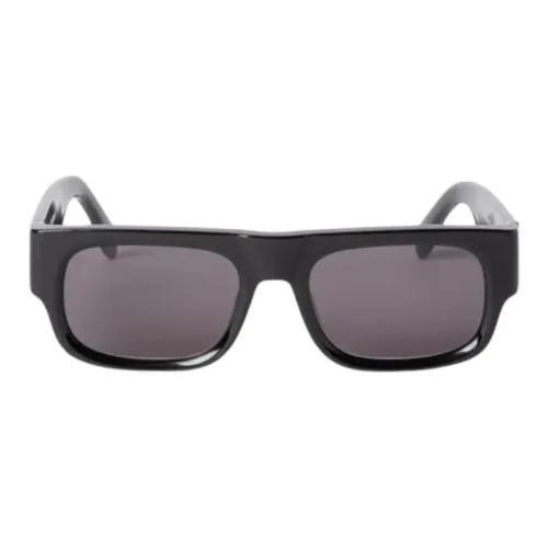 PALM ANGELS Ацетат Прямоугольные Солнцезащитные очки Женские Черные