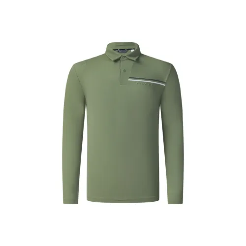 FILA GOLF серия Трикотажная ткань Длинный рукав Поло Мужской