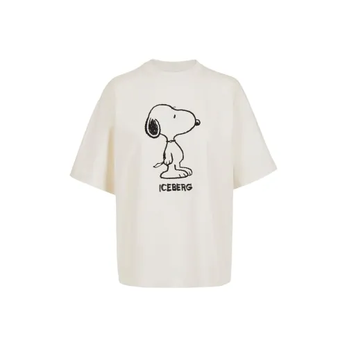 Цвет айсберга, ванильный, женские T-рубашки