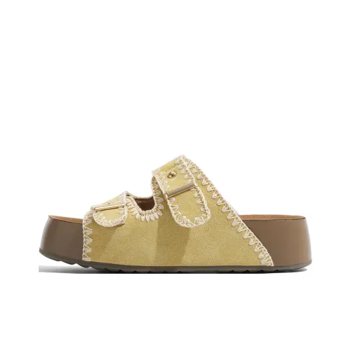 Обувь Lan Miao Birkenstock Женская Светло-Желтая