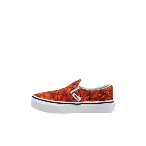 Vans CLASSIC Slip-On Low Top Детские Скейтбординги Апельсин Малыш