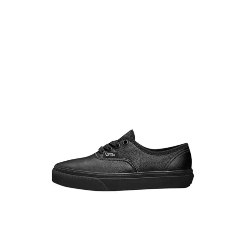 Vans Authentic Low Top Детские Скейтбординги Черные Малыш