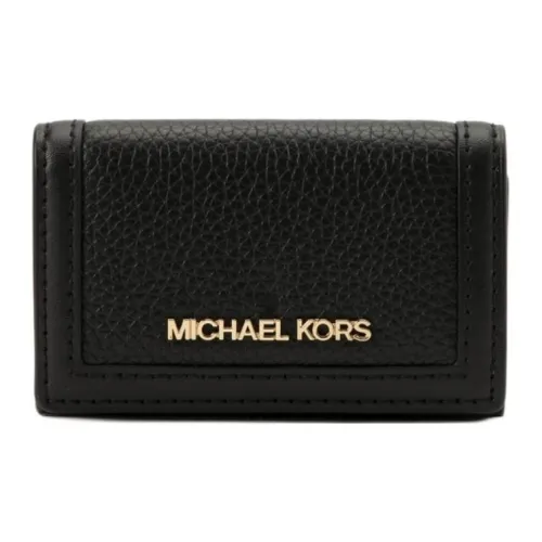 MICHAEL KORS Jet Set Travel Коровья кожа Key Pouch Маленький Женский Черный
