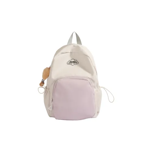 OKEKE Нейлоновый рюкзак стандартный женский розовый фиолетовый бежевый серый