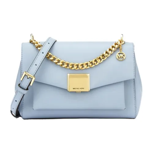 MICHAEL KORS MICHAEL KORS Luggage Collection Кожа Сумка через плечо Средняя Женская Светло-синяя