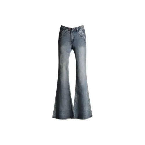 DANCANG Blue Women's Jeans DANCANG Синий Женские Джинсы