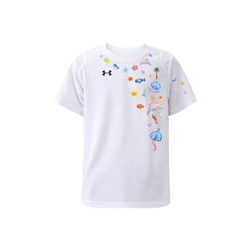 Under Armour Короткий рукав быстросохнущая футболка детская