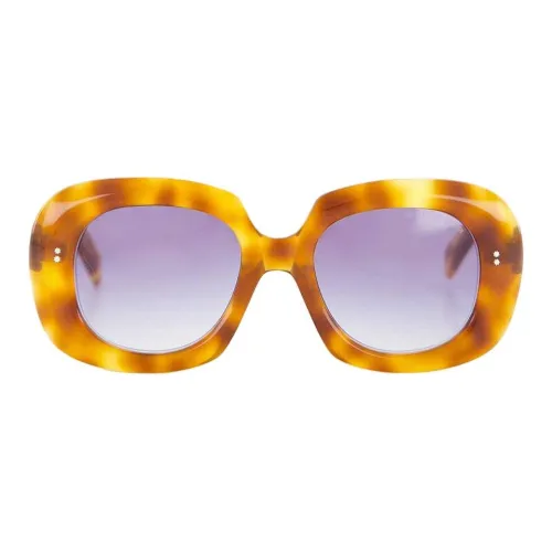 Cutler and Gross Квадратные Солнцезащитные Очки Унисекс Коричневый