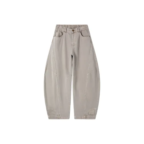 HARSIINCN H25AMNK357 Светлый хаки Унисекс Джинсы