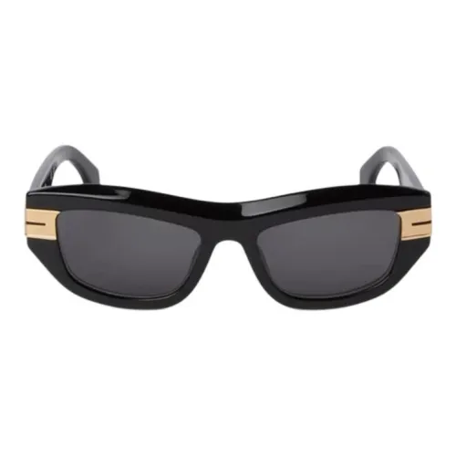 PALM ANGELS Ацетатные солнцезащитные очки "Кошачий глаз" женские черные