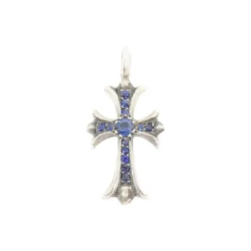 Chrome Hearts Sapphire Charm Подвески Унисекс Silver