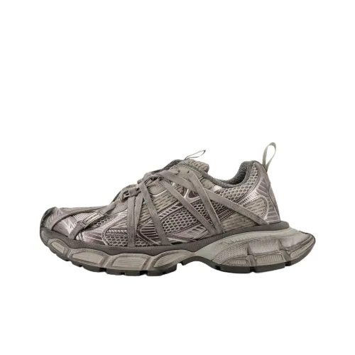 Balenciaga 3XL Низкий Топ Толстая Подошва Кроссовки Мужские Серые