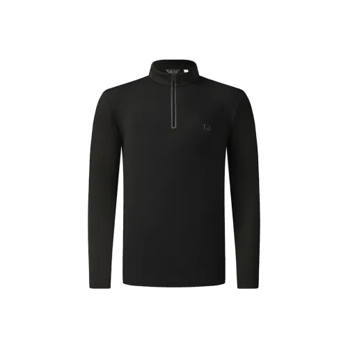 FILA GOLF серия Темно-черная Мужская T-рубашка