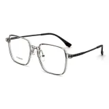 Прозрачный Серый + Защита от синего света, 0 диоптрий, меняющий цвет [Серый, Коричневый, Синий, Фиолетовый, Розовый, Оранжевый] Записка Цвет