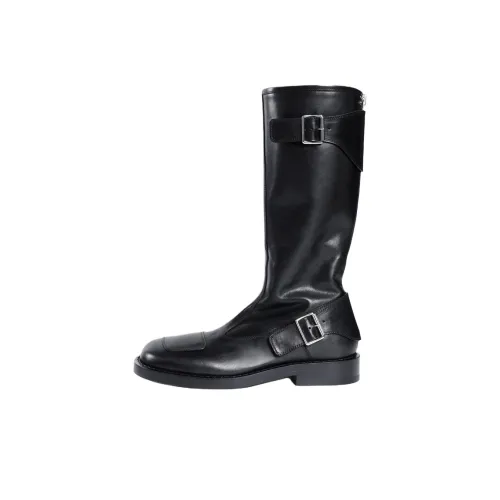 Ann Demeulemeester Balo Колено Высокие сапоги Мужской Черный