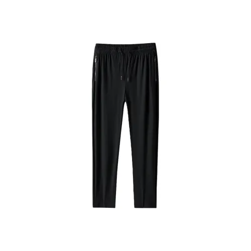 BUSINE; Мужские повседневные черные штаны