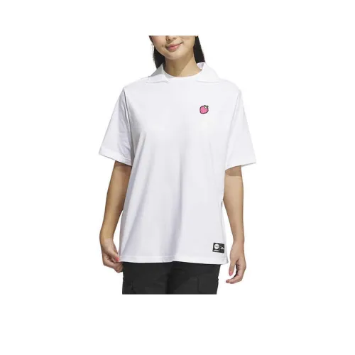ADIDAS NEO ADIDAS NEO X Strawberry Bear Co Branded SS23 T-Shirt Женская Белая