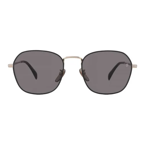 DAVID BECKHAM Металл Квадратные Солнцезащитные очки Мужские Черные