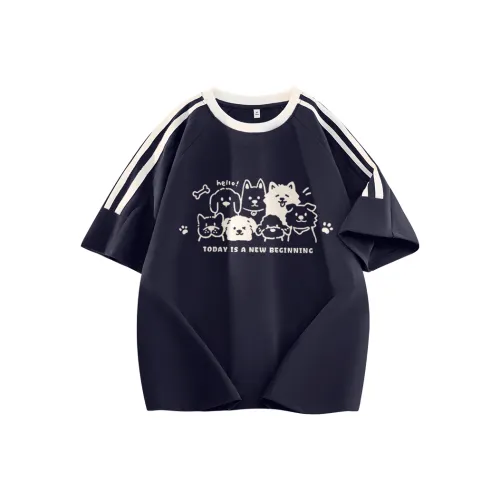 Хлопок короткий рукав женские рубашки T