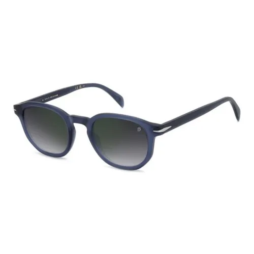 DAVID BECKHAM Ацетат OVAL SUNGLASSES Мужской Синий