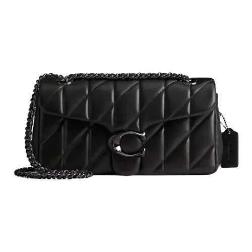 COACH Tabby Sheepskin Crossbody Bag Shoulder Bag Medium Women's Black