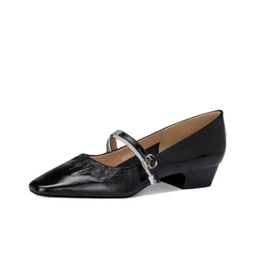 JESSICA SOPHIA Туфли Мэри Джейн с грубым каблуком 2,5 см женские