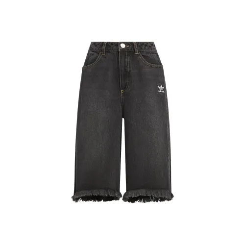 Adidas Originals SS25 Деним JORT Джинсовые шорты Женские