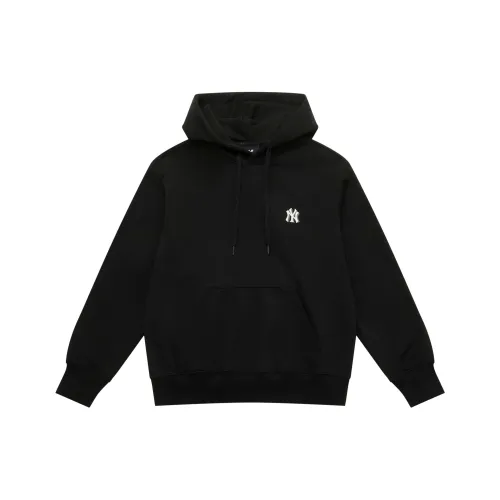 Mlb Base Logo New York Yankees Basic Collection 25FW Толстовка Унисекс Стандартный Черный