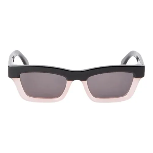 PALM ANGELS Ацетат Прямоугольные Солнцезащитные очки Женские Черные