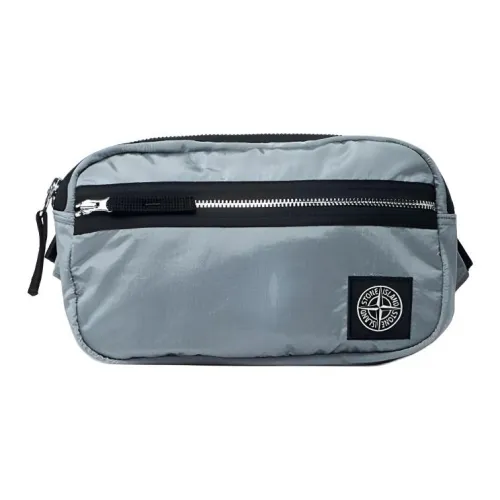 STONE ISLAND Nylon Бананка Стандартная Мужская Серого цвета