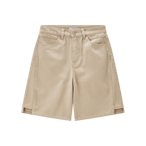 Giordano 03 Khaki Женские Джинсовые Шорты