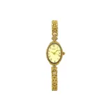 Золотой корпус, желтый циферблат