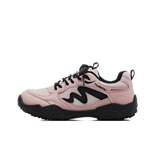 HUANQIU Противоскользящий Износостойкий Дышащий Низкий Топ Повседневная Обувь Женская Черный Розовый