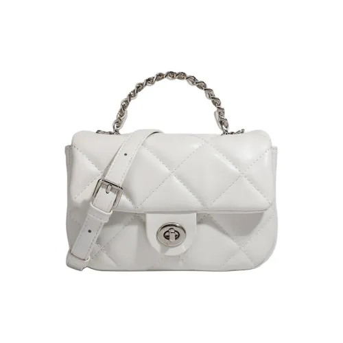 DIFFERENT FACES ПУ (полиуретан) Сумка через плечо Стандартная Женская Белая