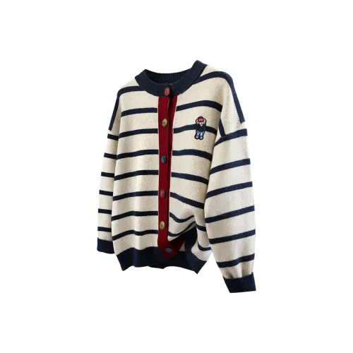 Cypress House Бежевый Основа Темно-синий Ожерелье-чокер Женские Свитеры