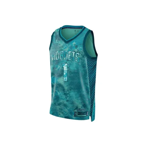 NBA Charlotte Hornets MVP SELECT Series Джерси Баскетбол Джерси Мужской Зеленый