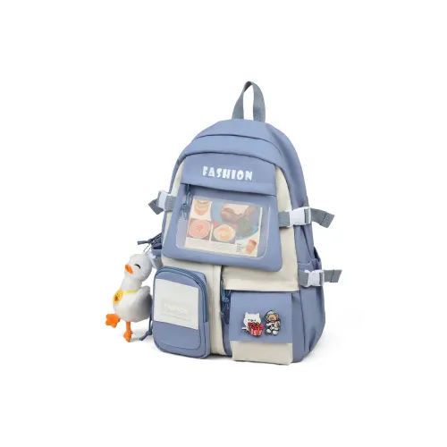 COMELY Ткань Рюкзак Унисекс Синий