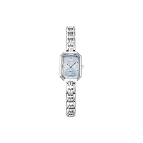 FIYTA Кварцевый механизм стальной ремешок женские часы синий циферблат