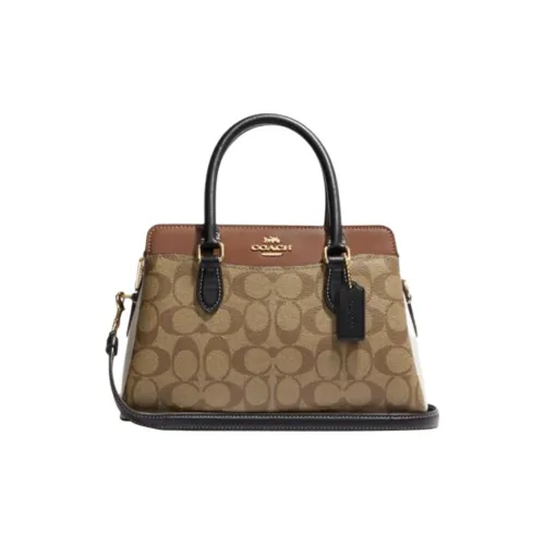 COACH Darcie Коровья кожа Сумка через плечо Сумка среднего размера Женская Хаки