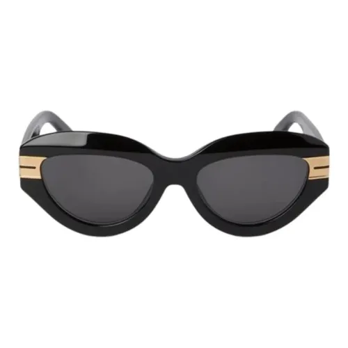 PALM ANGELS Ацетатные солнцезащитные очки "Кошачий глаз" женские черные