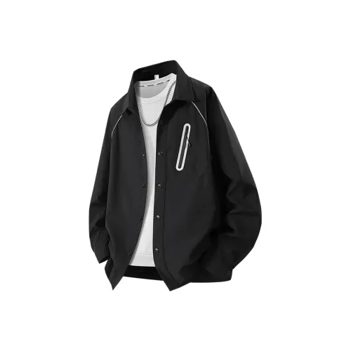 PGNC Мужской Весенний ОСЕННИЙ Повседневный Модный Бренд Пальто Рубашка Мужская