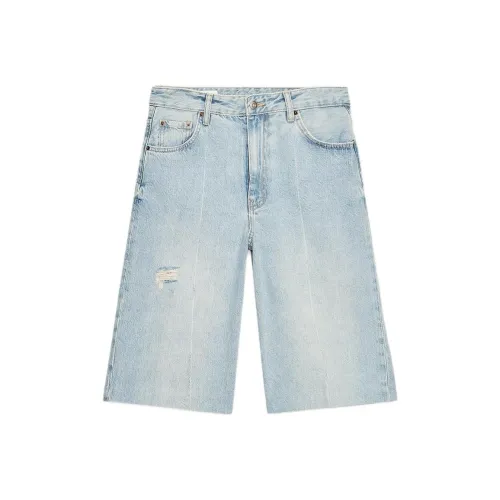 ZARA Trf Blue Women's Denim Shorts ZARA Trf Синий Женские Джинсовые Шорты