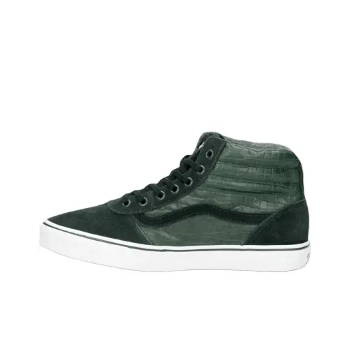 Vans High Топ Скейтборд Кроссовки Мужские Зеленые