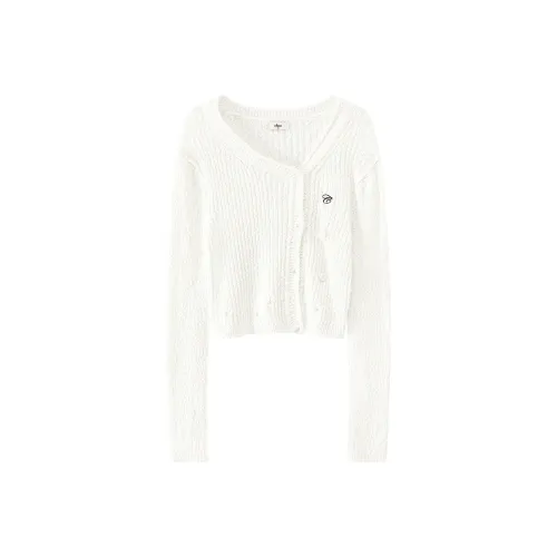 CHUU Белый Женский Трикотаж