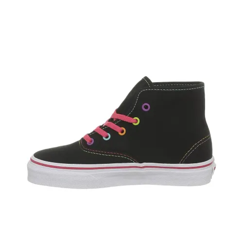 Vans Authentic High Top Детские Скейтбординги Черные Подростки
