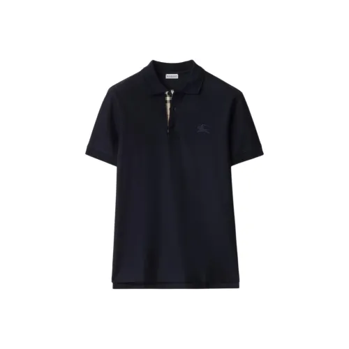 Burberry SS24 Поло Мужское Угольный Синий
