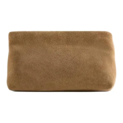 ZARA Хлопок с коровьей кожей Путешественный мешок для хранения Женские Коричневый