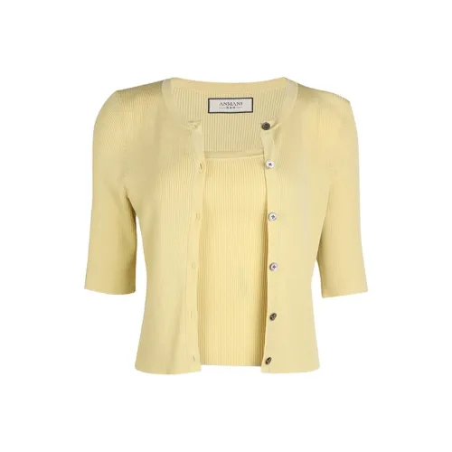 Anmani Светло-желтый Женский Трикотаж